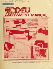 ECDEU assessment manual for psychopharmacology